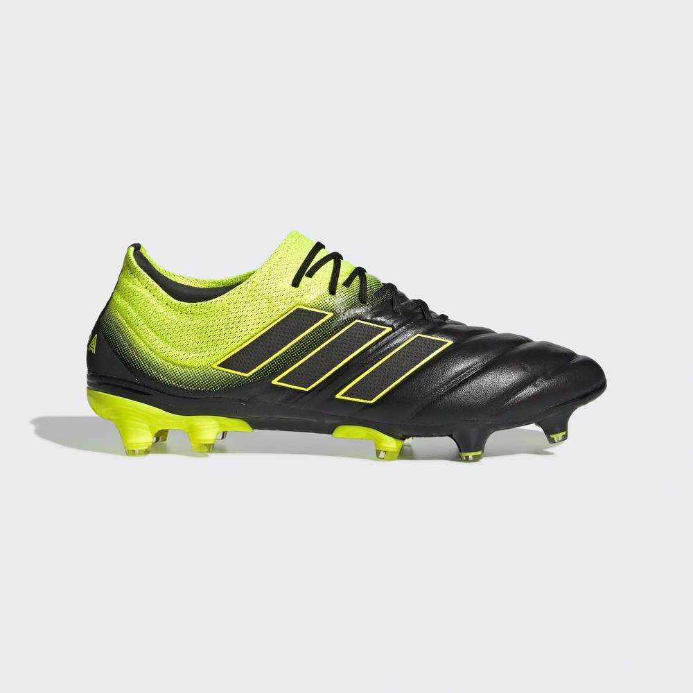 Adidas Copa 19.1 Firm Ground Tacos de Futbol Negros Para Hombre (MX-76999)